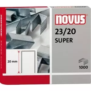 Пакет скоб Novus 23/20 SUPER 1000 скоб 042-0240
