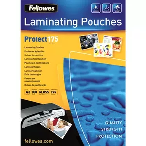 Fellowes A3 Glossy Laminating Pouch 175 Micron - 100 pack