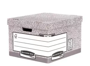 File storage box Fellowes Bankers Box Grey Photo 3