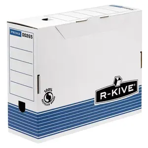 File Storage Box Fellowes 0026501 Blue White