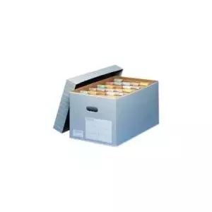 Archive boxes Elba 100333273, storage box 58×33×30 cm, grey/white