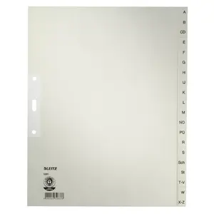 Alphabetic tab index Paper Grey Leitz 12010085