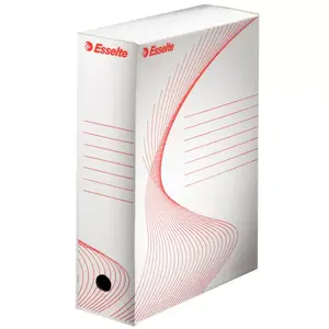 Archive box Esselte 128201 100mm file storage box White
