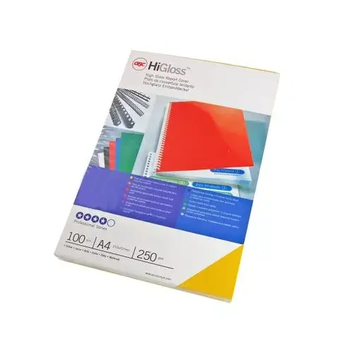 Binding Covers GBC HiGloss 250gsm Black Photo 2