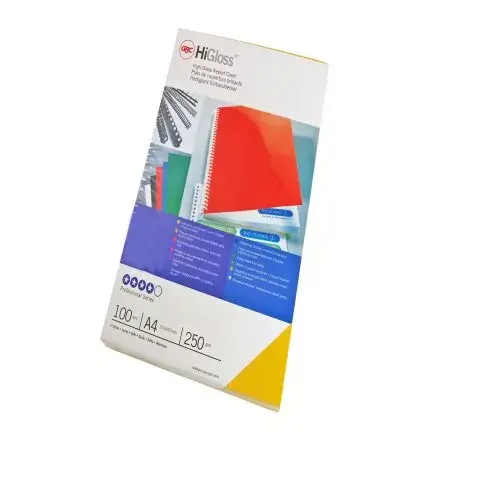 Обложки для переплета GBC HiGloss 250gsm Красные Photo 3