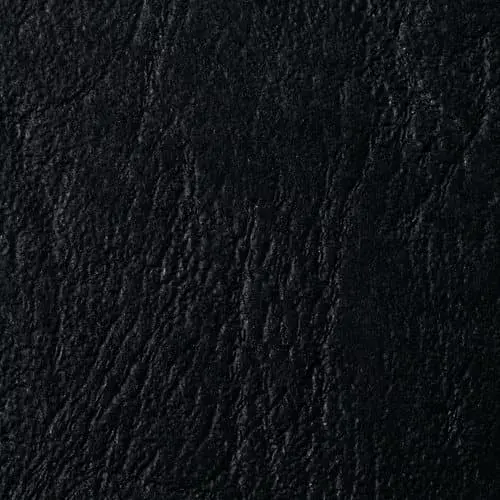 Saites vāki GBC LeatherGrain 250gsm A5 melni Photo 3