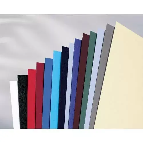 Saistvārsti GBC LeatherGrain 250gsm A4 Sarkani Photo 5