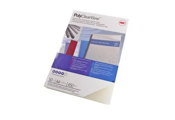 Покрытия для переплета GBC PolyClearView 450 Micron A4 Photo 2