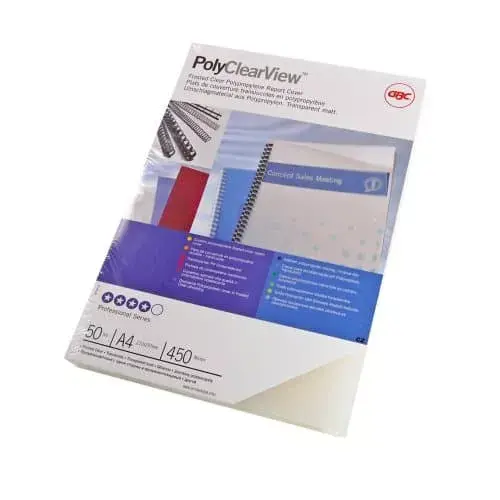 Покрытия для переплета GBC PolyClearView 450 Micron A4 Photo 4