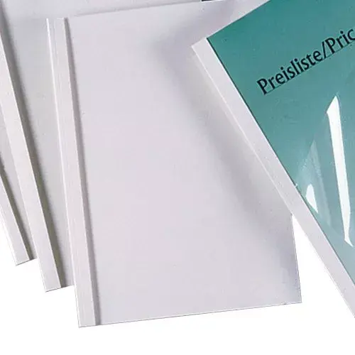 Thermal Binding Covers GBC Standard 3mm White Photo 6