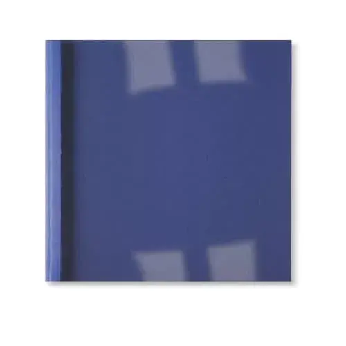 Thermal Binding Covers GBC LinenWeave 3mm Blue Photo 2