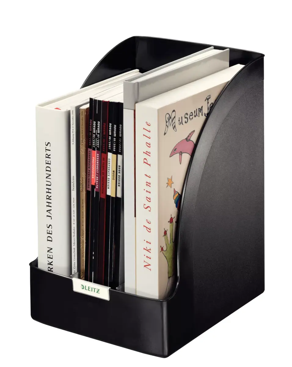 Folder Leitz Plus Polystyrene Black Photo 4