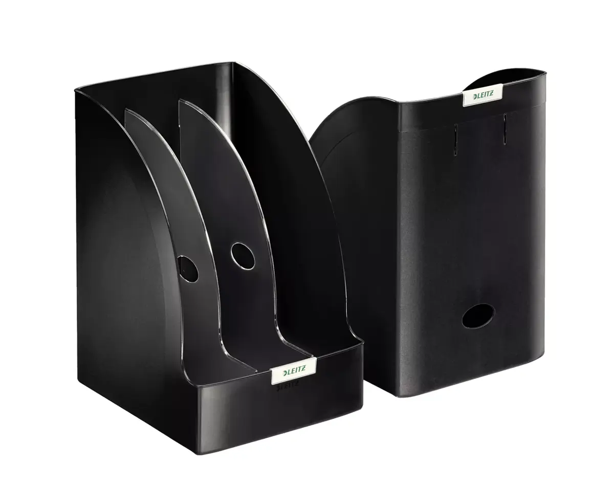 Folder Leitz Plus Polystyrene Black Photo 5