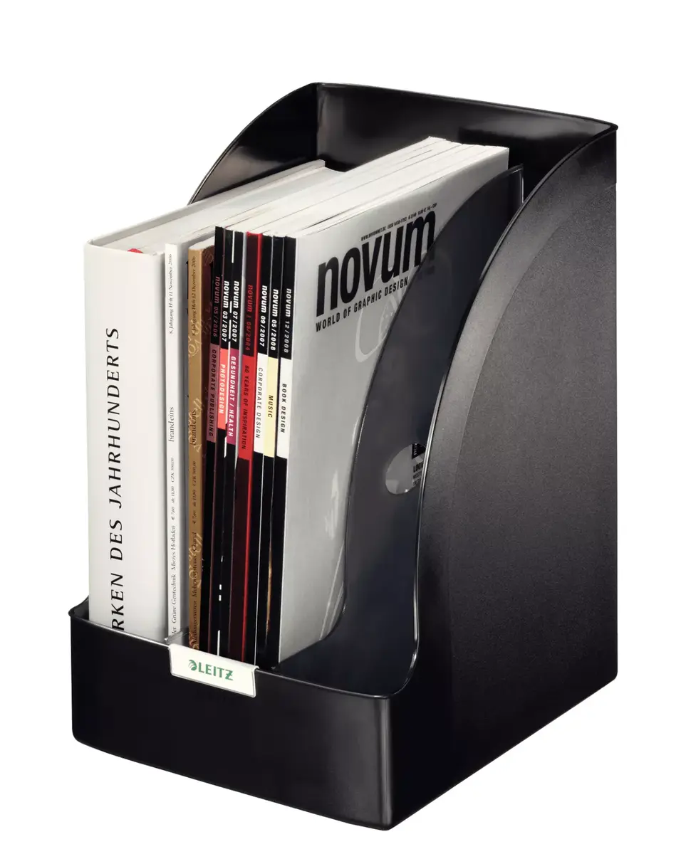 Folder Leitz Plus Polystyrene Black Photo 6