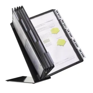 Document display carousel Durable 557001 — desk-mounted, portrait orientation, A4 format