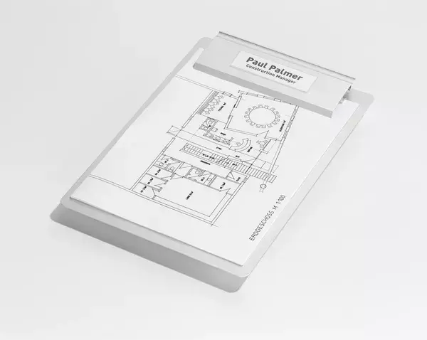 Durable Pocketfix Self-Adhesive Label Holder Photo 2