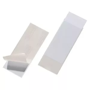 Самоклеящиеся прозрачные прямоугольные этикетки Durable Pocketfix 60×150 мм, 10 шт