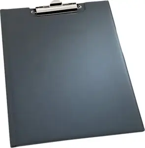 Clipboard folder Durable Klemmbrett-Mappe DIN A5 black, soft foil with cardboard reinforcement, strong spring clip