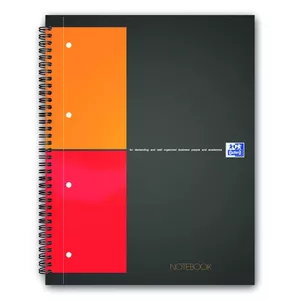 Writing Notebook Oxford 100103664 A4 Grey