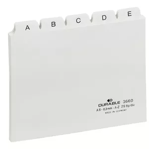 Alphabetic tab index Durable 366002