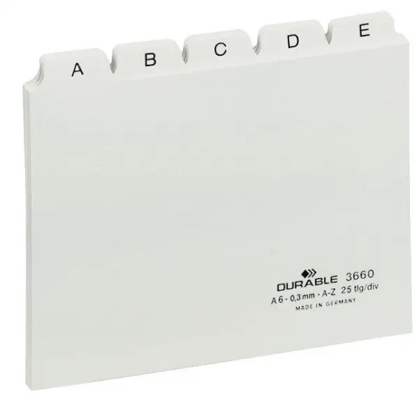 Alphabetic tab index Durable 366002 Photo 2