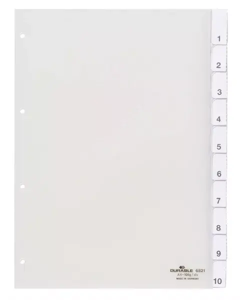 Numeric tab index Durable 6821-19 Photo 2