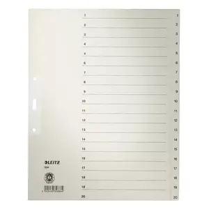 Register Leitz Register Blanc 240mm x 300mm