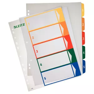 Numeric tab index Leitz PC printable Index PP extra wide