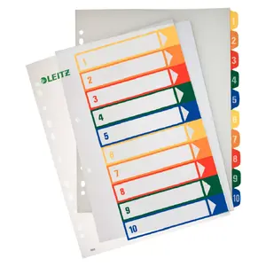 Numeric tab index Leitz 12930000