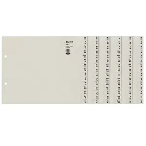 Alphabetic tab index Paper Grey Leitz 13080085