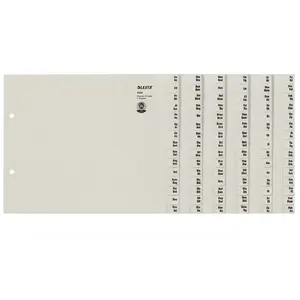Alphabetic tab index Leitz 13240085