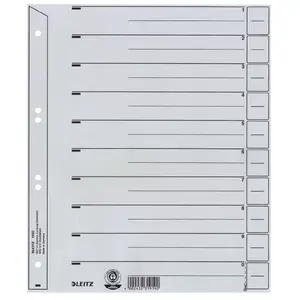 Numeric tab index Leitz 16500085