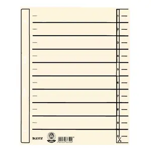Divider Cardboard Leitz 16570011 Yellow