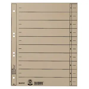 Numeric tab index Leitz 16580085
