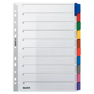 Blank tab index Leitz 43210000