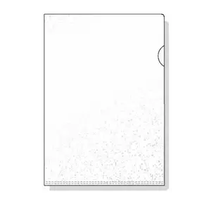 A4 L Folder Rexel Embossed Clear 100