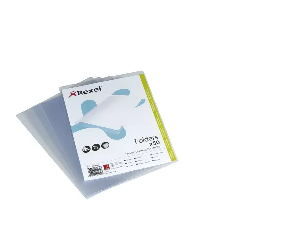 Mape Rexel Crystal Clear A4 L (50) Photo 3