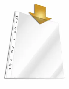 Durable 2668-19 A4 Sheet Protector Transparent Top Opening 100 Pack