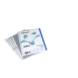 Top Open Pocket Rexel Crystal Clear A4 50 pcs