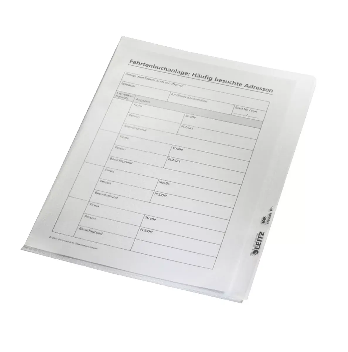 Folder PVC Transparent A5 Leitz 41050000 Photo 4