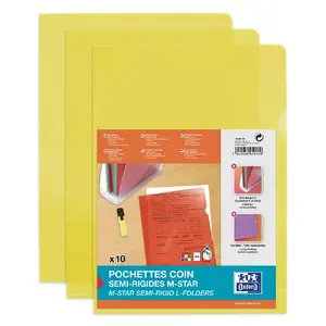Folder Oxford 100206708 Polyvinyl chloride (PVC) Yellow A4