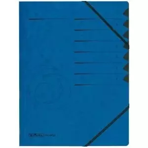 Tab index A4 Herlitz 10843050 Blue
