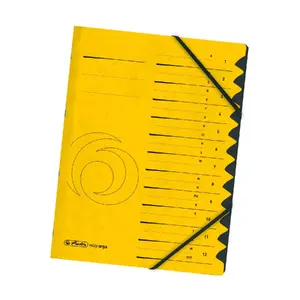 Tab index Herlitz 10843340 Yellow A4