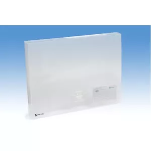 Document Box Rexel Ice A4+ 40mm Spine Clear