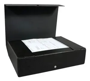 Elba 400000989 Box File Black Cardboard 780 Sheets Capacity
