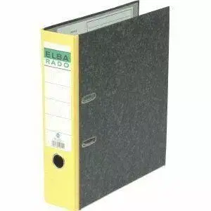 Ring binder Elba Rado A4 Black Yellow
