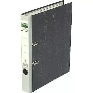 Ring binder Elba Rado A4 Black Grey