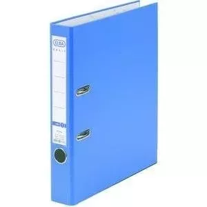 Ring Binder Elba Ordner smart A4, PP-coated, 50 mm spine, light blue