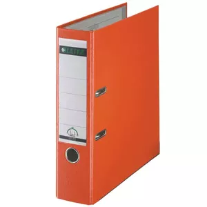 Lever Arch File Leitz 180° Plastic Ring Binder A4 Orange