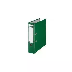 Lever Arch File Leitz Plastic A4 80mm 180° Green